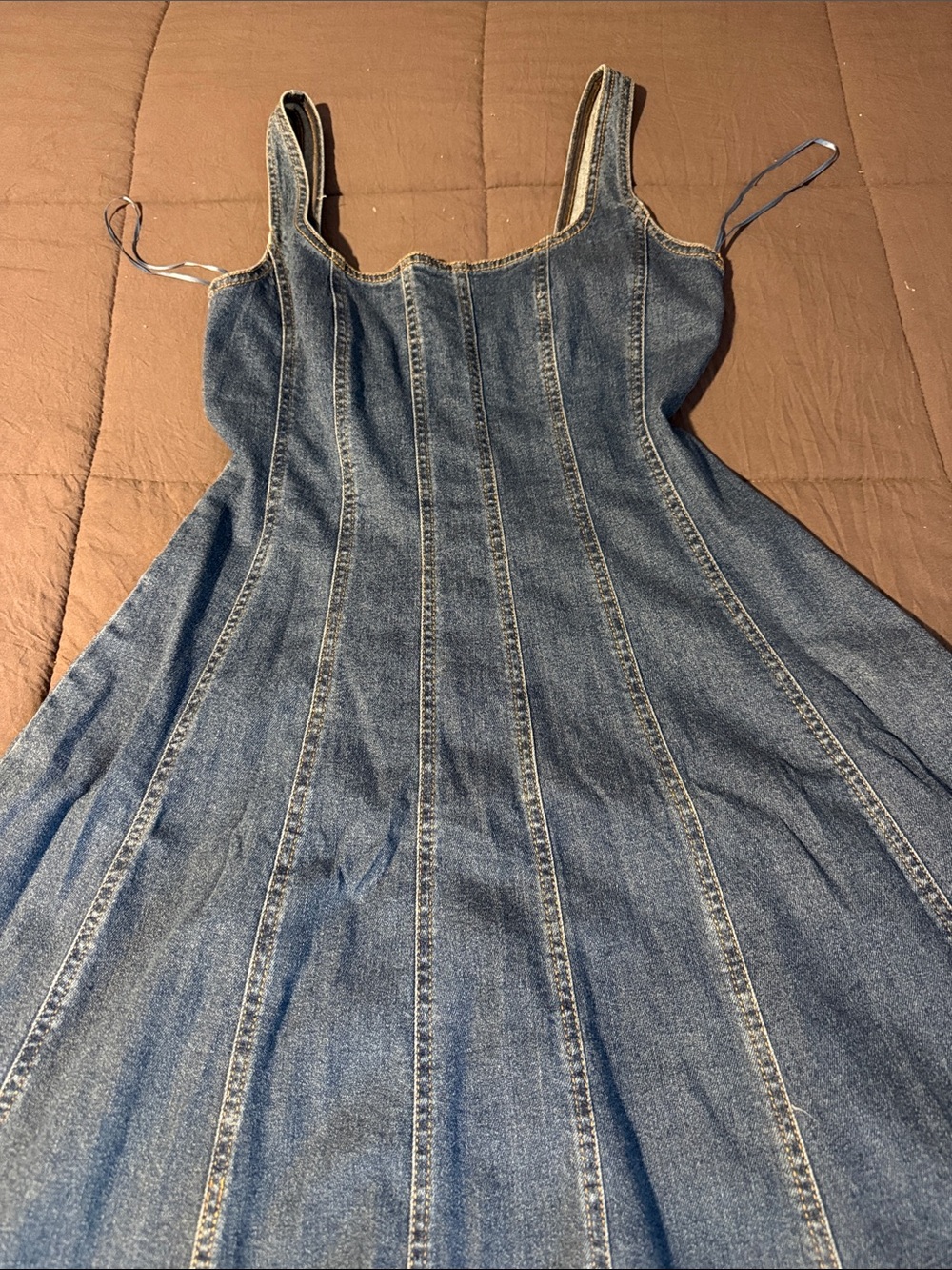 House of Harlow denim midi dress - Picture 2 of 4